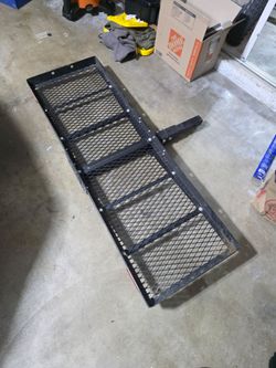 Heavy duty car hitch carrier