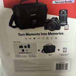 Canon EOS R100 Bundle With Two Lenses, Case And Memory Card