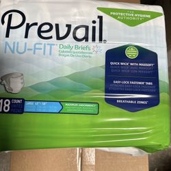 Adult Diapers Size Large 12 Packs For Only 48.00 Adjustable Tabs