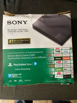 BDP-S3700 Blu-ray Disc / DVD Player streaming media player  Compact black Blu-ray DVD CD player with built-in Wi-Fi and front USB port  Playable media