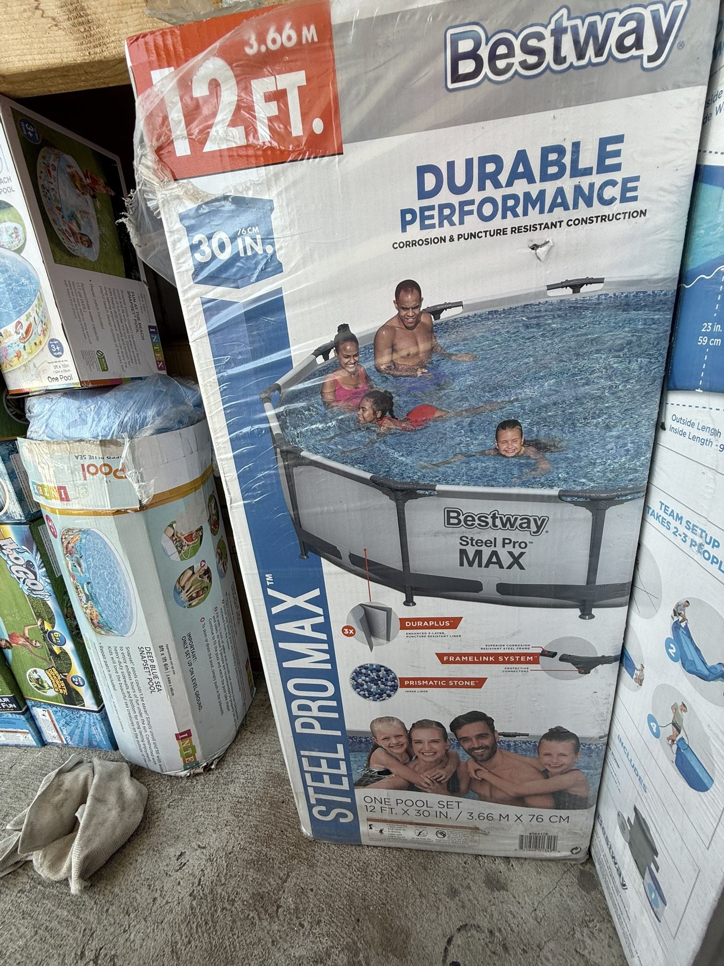 12ft x 30in Tube Pool