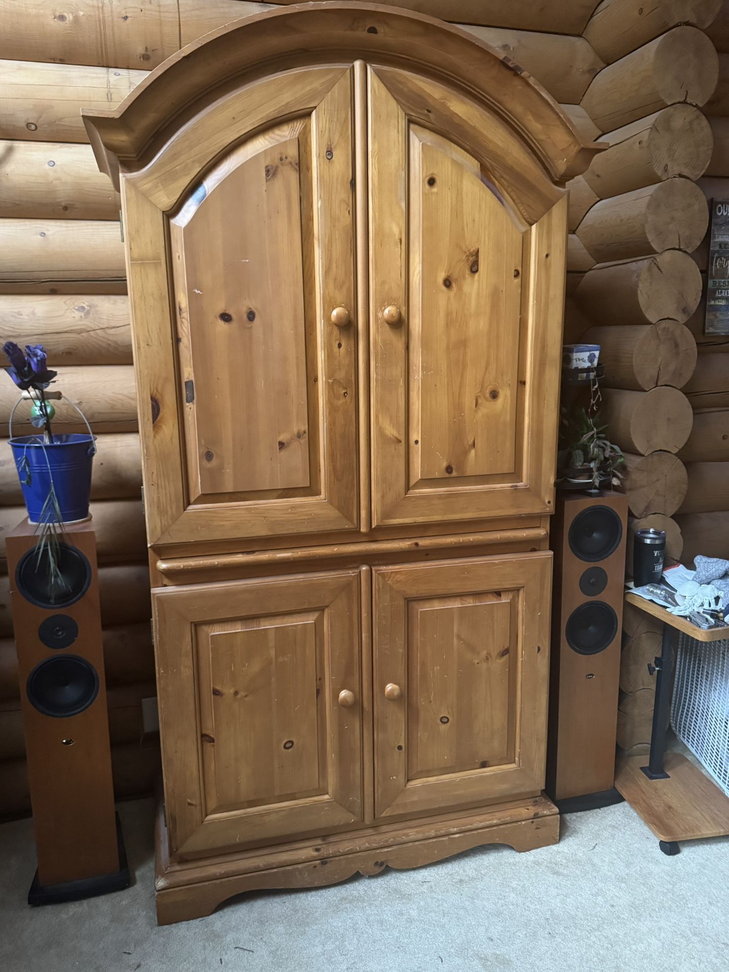 Solid Pine Armoire