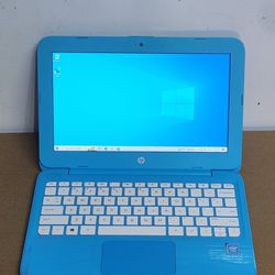 Slim Blue HP Laptop Webcam Wifi HDMI Microsoft Office Installed 