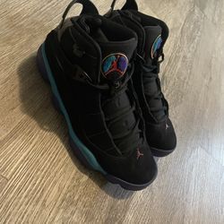 Aqua Jordan 6 Rings 