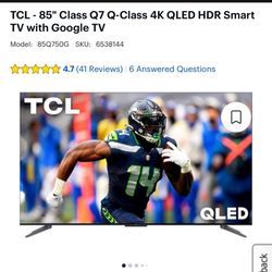 TCL 85  Class Q