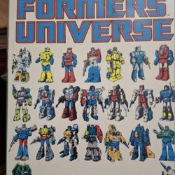 Vintage Collectible Transformers Universe Soft Cover Book