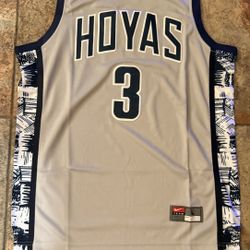 Allen Iverson 3 Georgetown Hoyas Jersey Size M-XL