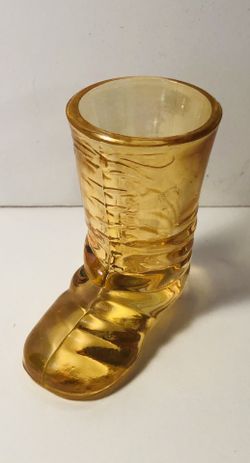 Texas Cowboy Boot Western Antique Shot Glass Gift