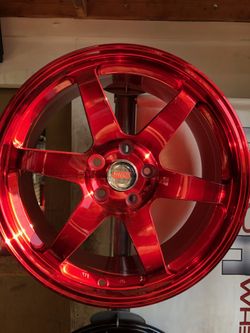 18 inch NEW wheels 18x8 inch 4x4.5 (114.3) (offset)ET 35 Fits - Toyota Nissan Mazda Honda Ford Nissan Kia scion Acura ; $850 for 4 rims . Mount ,