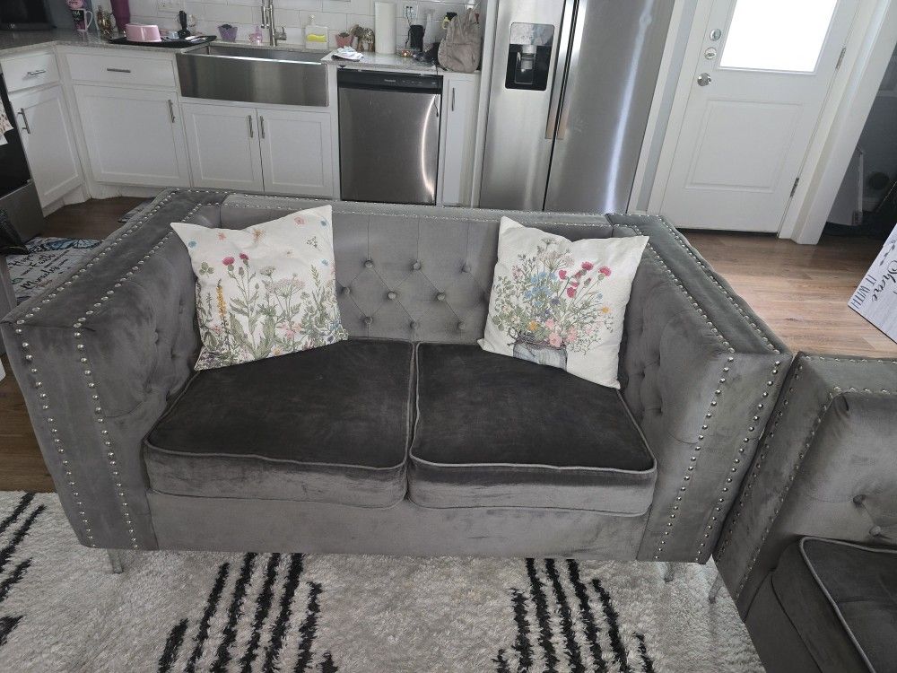 Love Seat And Sofa