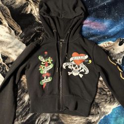 Ed Hardy Cropped Sweater