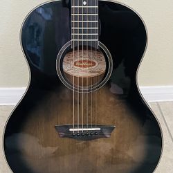 Washburn BTS9CH -D Charcoal Burst Acoustic Guitar 