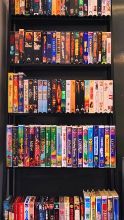 VHS *SOLD SEPARATELY*