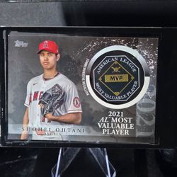 2023 Topos Shohei Ohtani MVP Medallion
