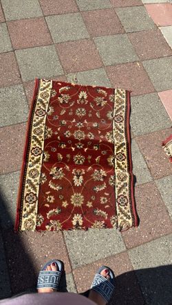 Red traditional runner rug for strais 6 bundle available 70inch