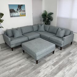 Sectional Gray / Sofá Gris