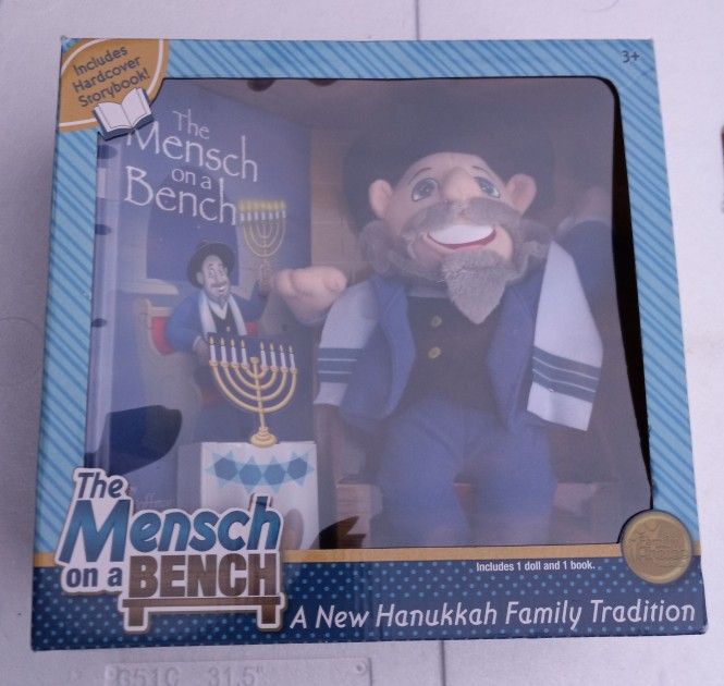 The Mensch On A Bench Hanukkah