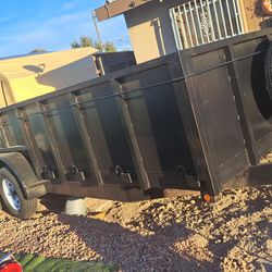 trailer 20 long by 8 wide ramps to raise cars $6000 OBO