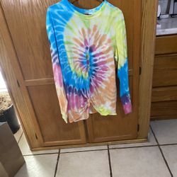 Long Sleeve Tie-Dye Shirt. Read Description For Details And Location.
