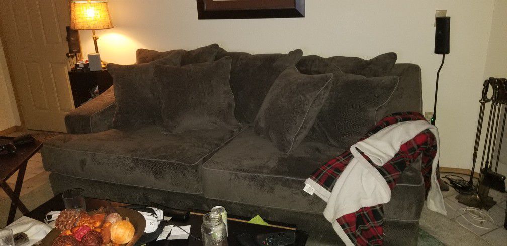 Large Couch And Ottoman 