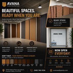 Avana Acoustic Wood Wall Panels