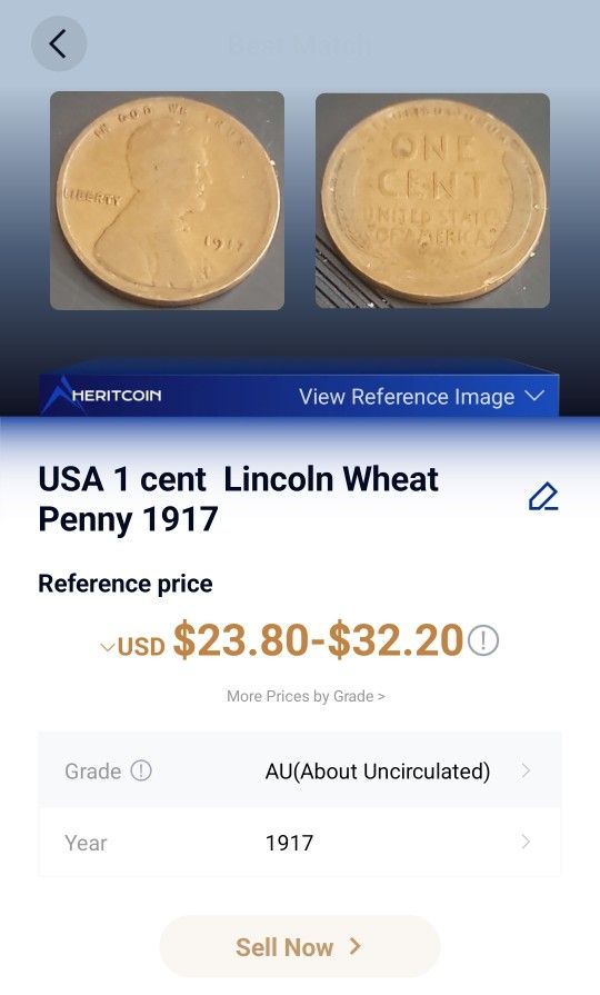 1917 Wheat Penny Great Deal