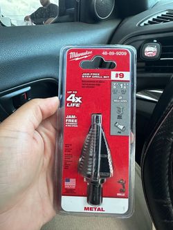 Milwaukee 7/8 in. - 1-1/8 in. #9 Black Oxide Step Drill Bit (2-Steps)