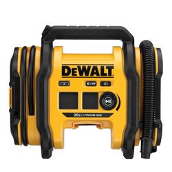 DEWALT Tire Inflator Portable Air Compressor 20V MAX, Car Air Pump with Automatic Shut Off, LED Light, Tool Only (DCC020IB)