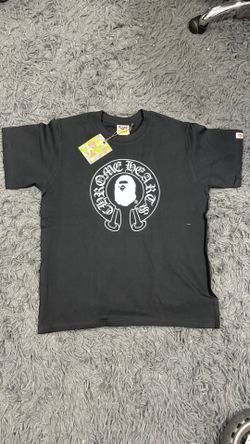 Bape x chrome heart shirt- Size medium