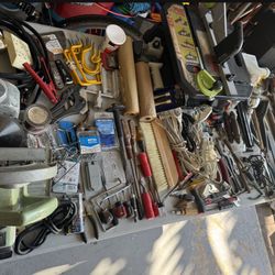 115+ Pc Lot Hand + Power Tools Lot Tool Boxes Hammers, Screw Drivers, Level, Circular Saw, Rockwell