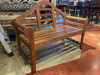 Lutyens Style All-Wood Garden Bench