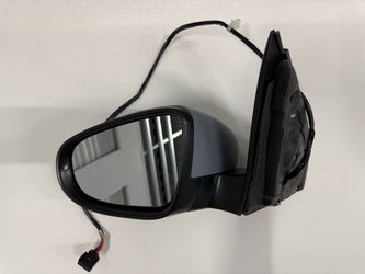 10-14 Volkswagen Golf GTI Left Side/ Driver Side Single Mirror With Powered Glass, Memory Recall ETC