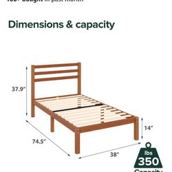 Twin Bed Frame (2)