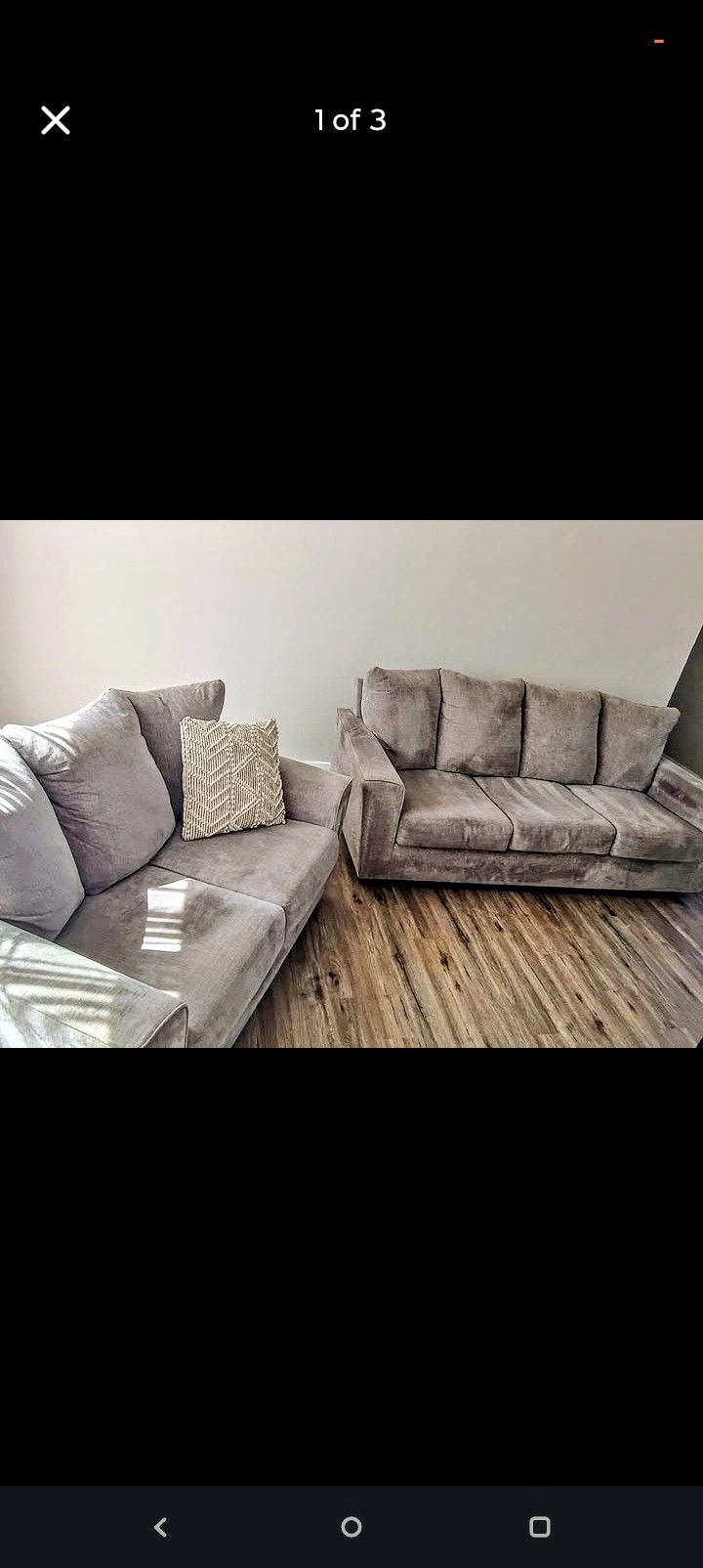 Couch And Loveseat 1 Year Old From Ashley's Furniture