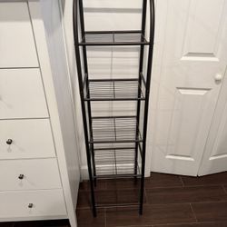 Narrow Metal Shelving Rack