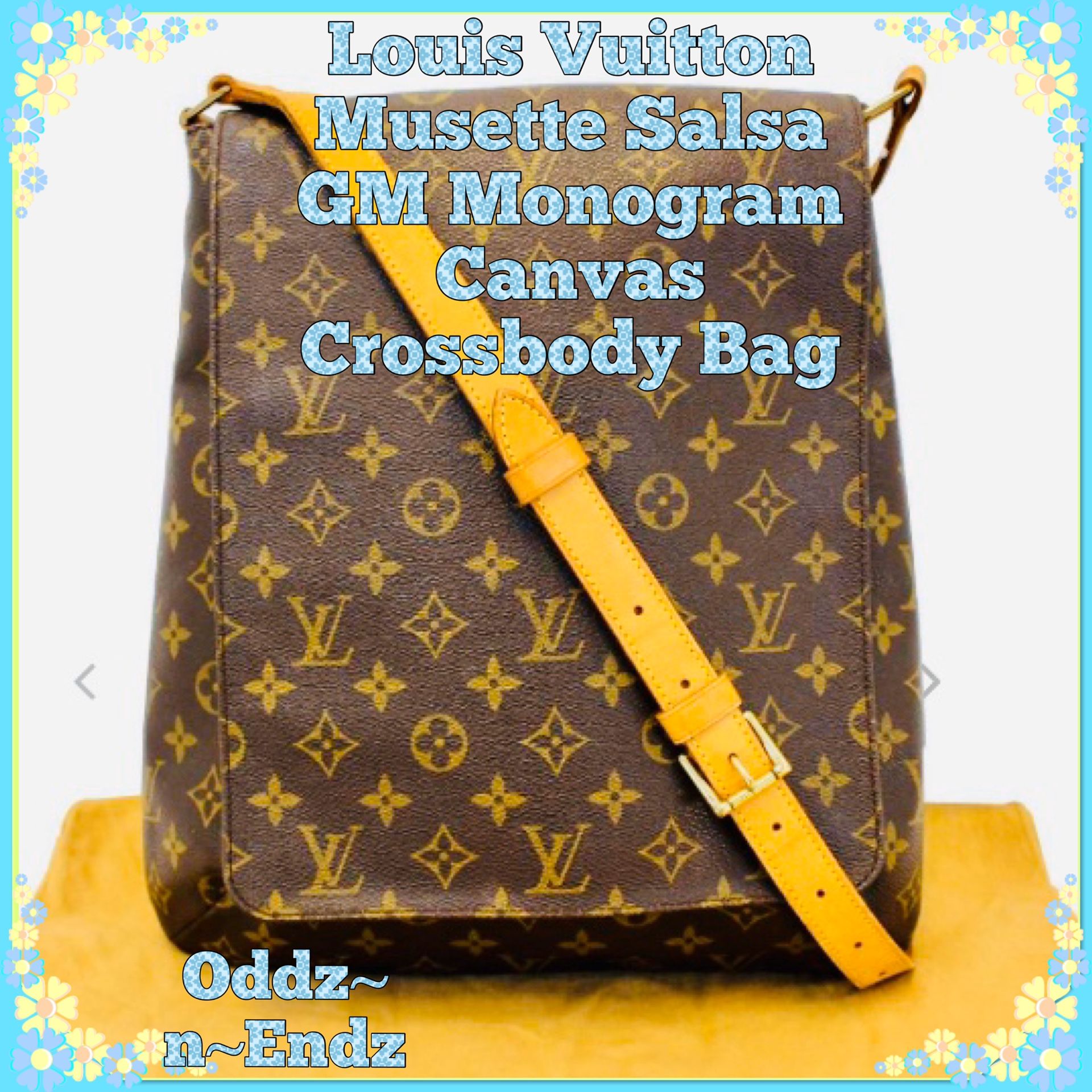 🧡Louis Vuitton Musette Salsa GM Monogram Canvas Crossbody Bag🧡