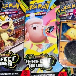 Pokemon Mega Evolution Perfect Order Booster Packs