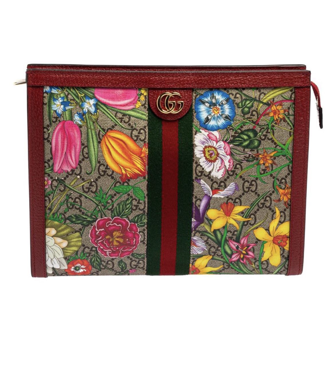 Gucci GG Ophidia Flora GG red Pouch 