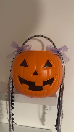 Custom pumpkin bucket