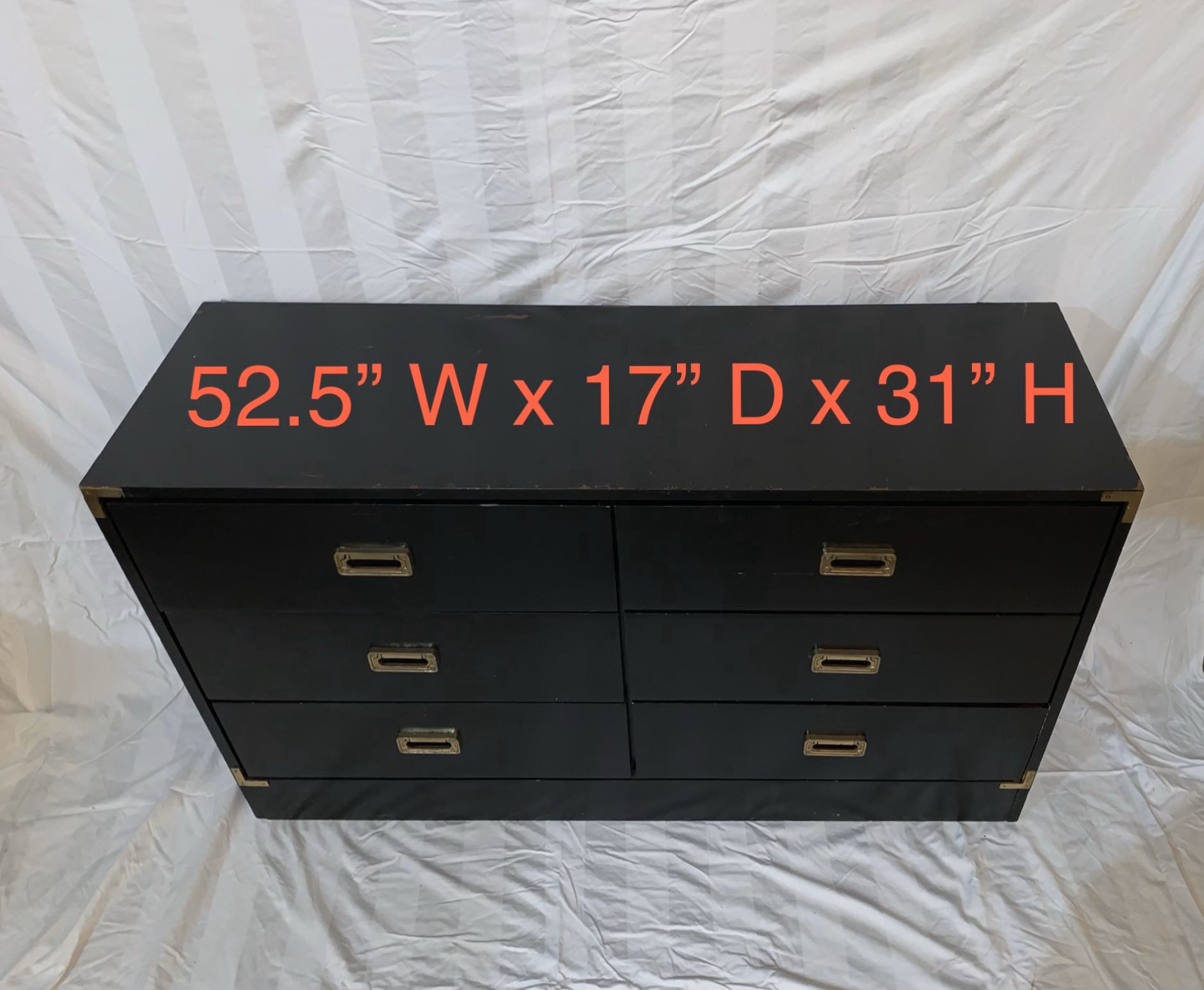 6 drawer lowboy dresser