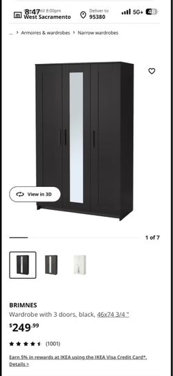 3 Doors Wardrobe for sale