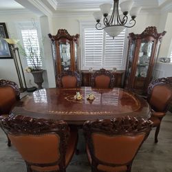 Curio, Dining set and sofa set