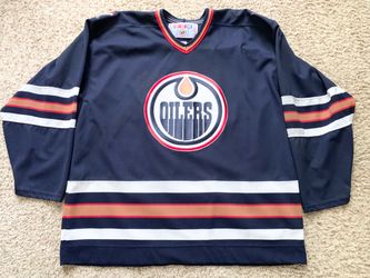 Edmonton Oilers NHL Hockey CCM Jersey Vintage 1990’s Dean McAmmond Autographed