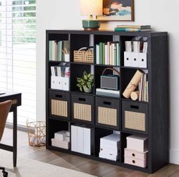 16-Cube Storage Organizer – Black