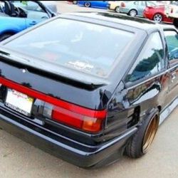Fender TOYOTA COROLLA AE86 HATCHBACK JDM REAR WIDE BODY OVER FENDERS PANELS Widebody 