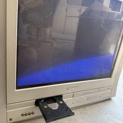 Panasonic 24in Built In DVD/ VHS  tv 