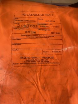Revere 8 Man Offshore Life Raft