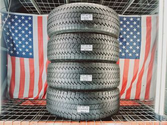 4 Used Matching Tires Size: 275/60R20 115S Bridgestone Dueler A/T RH-S  Ride Comfort-Focused All-Terrain Tire Good on Highway 275 60 20