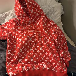 Supreme/LouisV Red Hoodie