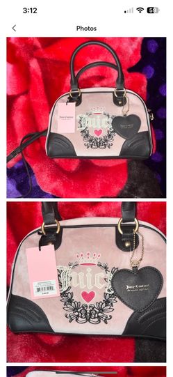 Juicy Couture Heritage Bowler Bag (Pink)